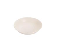 Juego de 4 platos postre for cocina del hogar, creativos, plástico, redondos, for encurtidos, pequeños Para Postres, Tartas Y Salsas(WHITE)