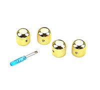 Juego de 4 pomos de guitarra eléctrica para guitarra eléctrica, potenciómetro de 6 mm, eje giratorio, pomos de control de velocidad, pomos de tono para guitarra eléctrica, perillas de control de
