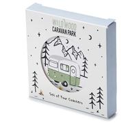 Juego de 4 Posavasos de Corcho - Camping - Wildwood