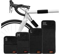 Juego de 4 protectores de cuadro de bicicleta de carbono, protección de transporte para marco de bicicleta, compatible con Thule Carbon Frame Protector de marco de bicicleta Accesorios