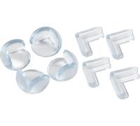 Juego de 4 protectores de esquinas de polipropileno blando, sin BPA, para muebles y mesas