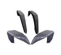 Juego De 4 Protectores De Guardabarros De Aleación De Aluminio Negro Para Jeep Para Wrangler JL 2018+ JL1143