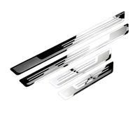 Juego de 4 Protectores de umbral en Acero INOX para Audi Q2 GA 2016, Antiarañazos y Desgaste, protección de Pintura Original