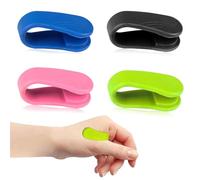 Juego de 4 pulseras de acupresión para aliviar los ataques de pánico, dolores de cabeza, estrés, ansiedad, tensión, miedo y dolor