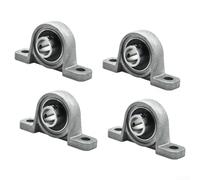 Juego de 4 rodamientos de bloque KP08 con 8 mm de diámetro de aleación de zinc