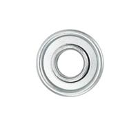 Juego de 4 rodamientos de rueda resistentes con construcción de acero tratado térmicamente para cortacéspedes de empuje manual, rodamientos de alta precisión