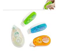 Juego de 4 rollos de pegamento de doble cara para manualidades, tarjetas, bullet journal y scrapbooking