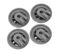 Juego de 4 ruedas de repuesto para cesta inferior de lavavajillas para Bosch, Siemens, para Neff - 611475, 00611475, 165314, ABS, Ø37 mm, color gris