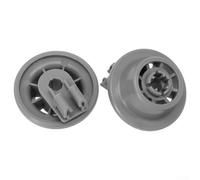 Juego de 4 ruedas para cesta inferior de lavavajillas 611475, compatibles con Neff para Constructa para INDESIT para modelos Junker, rodillos de repuesto ABS gris