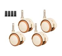 Juego De 4 Ruedas Universales Para Muebles Ruedas Giratorias 360 Grados Con Función De Bloqueo Ruedas De Cuna Rueda Universal Rueda Pequeña De Goma Silenciosa Para Cama De Bebé Y Mesa