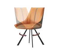 Juego de 4 sillas de comedor giratorias modernas grises, ergonómicas, acolchadas de piel sintética, respaldo alto, estructura de metal resistente a arañazos, muebles elegantes para cocina y