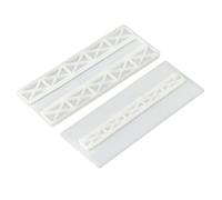 Juego de 4 Soporte Adhesivo, Organizador de Cables ABS Blanco | Montaje sin Perforar, Reduce Desorden en Casa y Oficina, para Routers Wifi y Gestión Mural