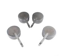 Juego de 4 soportes de combustible de acero inoxidable para calefacción uniforme y control de llama seguro, compatible con estantes de cocina y bufé