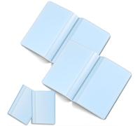 Juego de 4 soportes de plástico para tarjetas de crédito con 10 páginas y 20 ranuras, protector transparente para tarjetas de identificación de Medicare, foto de identificación de seguro social