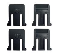 Juego de 4 Soportes de Teclado para Logitech K200 K260 K270 K275, Color Negro