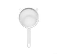 Juego de 4 tamices de harina de cocina con filtros de mano para hornear, colar líquidos y filtrar aceite, adecuado para una gama de usos culinarios (12 cm)