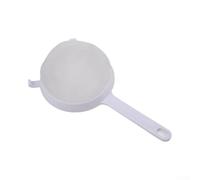 Juego de 4 tamices de harina para hornear para cocinas con múltiples tamaños que soportan funciones de tamizado y filtrado de aceite (15 cm)