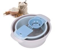 Juego de 4 tamices de polen, juego de tamices de harina, apilables, bandeja de corte ligera con malla para hornear en la cocina,