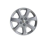 Juego de 4 tapacubos adaptables para Peugeot 407/207/307/1007/4007 / Tepee - Diámetro 16" - con Logotipo Cromado - no Originales