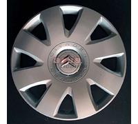 Juego de 4 tapacubos para Citroën C4 Jumpy y Berlingo, 16 cm de diámetro, con logo cromado