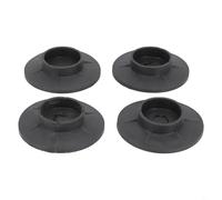 Juego de 4 tapones de goma antideslizante para patas de suelo, para secadoras y lavadoras y lavadoras, protección para pies