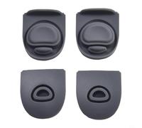 Juego de 4 tapones de silicona para beber 19/24/32/40 onzas, tapa de repuesto con botellas de agua de plástico, inserto de sellado seguro (gris)