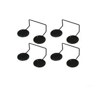 Juego de 4 tapones deslizantes de acero inoxidable para colchón para una fácil instalación y estabilidad (negro)