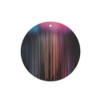 Juego de 4 tarjetas aromáticas coloridas para coche, diseño de lluvia arcoíris, para colgar en el armario, baño, ambientadores de coche, de larga duración