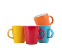 Juego de 4 tazas arcoiris colour line gimex