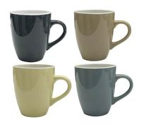 Juego de 4 tazas de cerámica 340 ml