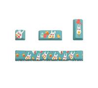 Juego de 4 teclas PBT subbed Dye-subbed OEM Profile 6.25U 6.25X barra espaciadora Enter Keycaps para teclado mecánico Cherry MX Gaming Keyboard Keycaps