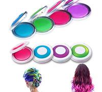 Juego de 4 tizas para teñir el cabello temporalmente. No tóxicas. Aptas para todas las edades.