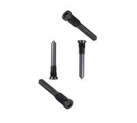 Juego de 4 tornillos inferiores compatibles con iPhone 11, 12, 13, 14, 15, 16, 17 pulgadas, color negro