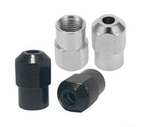 Juego de 4 tuercas de aleación de zinc M8 x 0,75 mm para herramientas rotativas, amoladora eléctrica y para aplicaciones de mini taladro, construidas para una funcionalidad consistente