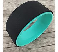 Juego de 4 Uds de equipos de Yoga, rueda de Yoga, correa de estiramiento de algodón, bloques de estabilidad EVA, juego de ejercicios de meditación y Pilates (Negra)