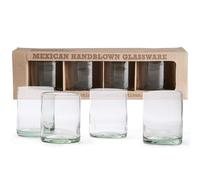 Juego de 4 vasos transparentes - Short