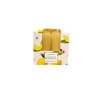 Juego de 4 velas perfumadas Pocket Season diámetro 3 cm altura 5,5 cm - Primavera/Verano - Limón - Cereria Di Giorgio
