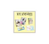 (Juego de 4 ver: 1 libro + 1 hielo + 1 mini bolsa + 1 POCA) ITZY Yuna Ice Cream 1er mini álbum con seguimiento