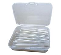 Juego de 40 cepillos de limpieza para cabezales de ducha y pequeños agujeros con cerdas de polipropileno para mantenimiento de baño y cuidado de higiene (blanco)