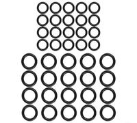 Juego de 40 juntas tóricas de goma para manguera de lavado a presión M22 y accesorios de desconexión rápida de 3/8 pulgadas para evitar fugas y garantizar un sellado hermético durante tareas de