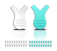 Juego de 40 pinceles para pestañas en forma de Y, Y Forma Cepillo de Pestañas, de silicona, para extensiones de pestañas, para crear rizos y extensiones de pestañas