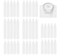 Juego de 40 varitas para camisas de hombre, soporte para camisa de hombre, refuerzos de cuello de varillas, cuello de camisa, insertos de cuello de hombre, de plástico, para hombre, padre, marido