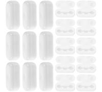 Juego de 400 conectores de cadena de cuentas enrollables, juego de hebillas de cuentas blancas, conectores de cadena ciega, accesorios de persianas enrollables, clips verticales para cortinas