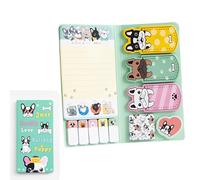 Juego de 440 bonitas notas adhesivas - Just Really Love Bulldog & Puppy, notas adhesivas autoadhesivas, pestañas de índice, juego de notas adhesivas multifuncionales, adecuado para oficina, escuela