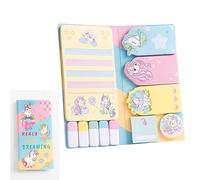 Juego de 440 bonitas notas adhesivas: Sueña a lo grande realmente como soñar, notas adhesivas autoadhesivas, pestañas de índice, juego de notas adhesivas multifuncionales, adecuado para oficina