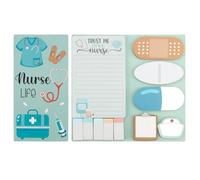 Juego De 440 Hojas Divertidas Para Enfermeras,Regalos Para Enfermeras, Bloc De Notas Autoadhesivas De Tema Médico Sticky Notes Hospital Para Hospital, Escuela, Oficina