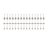 Juego de 45 cepillos de alambre de acero para pulido, kit de cepillos en forma de copa con rueda de acero inoxidable para limpiar, esmerilar y pulir superficies metálicas, con