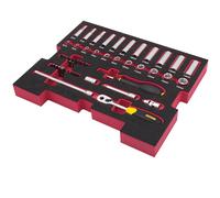 Juego de 48 llaves de vaso Stanley FatMax T-Stak de 1/4" FMHT0-74295