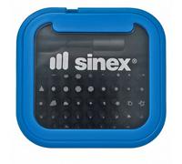 Juego de 48 puntas SINEX de precisión con prolongador y adaptador 1/4" en caja