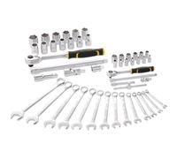 Juego de 49 herramientas Stanley FatMax de 1/4" y 1/2" + llaves de boca, cabezales de 6 caras FMMT82827-1